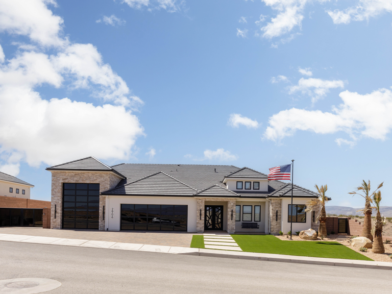 Custom home in Desert Solace, St. George, Utah